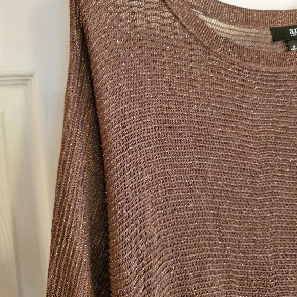 ANA Brown Gold Layering Top S Med - Picture 6 of 7